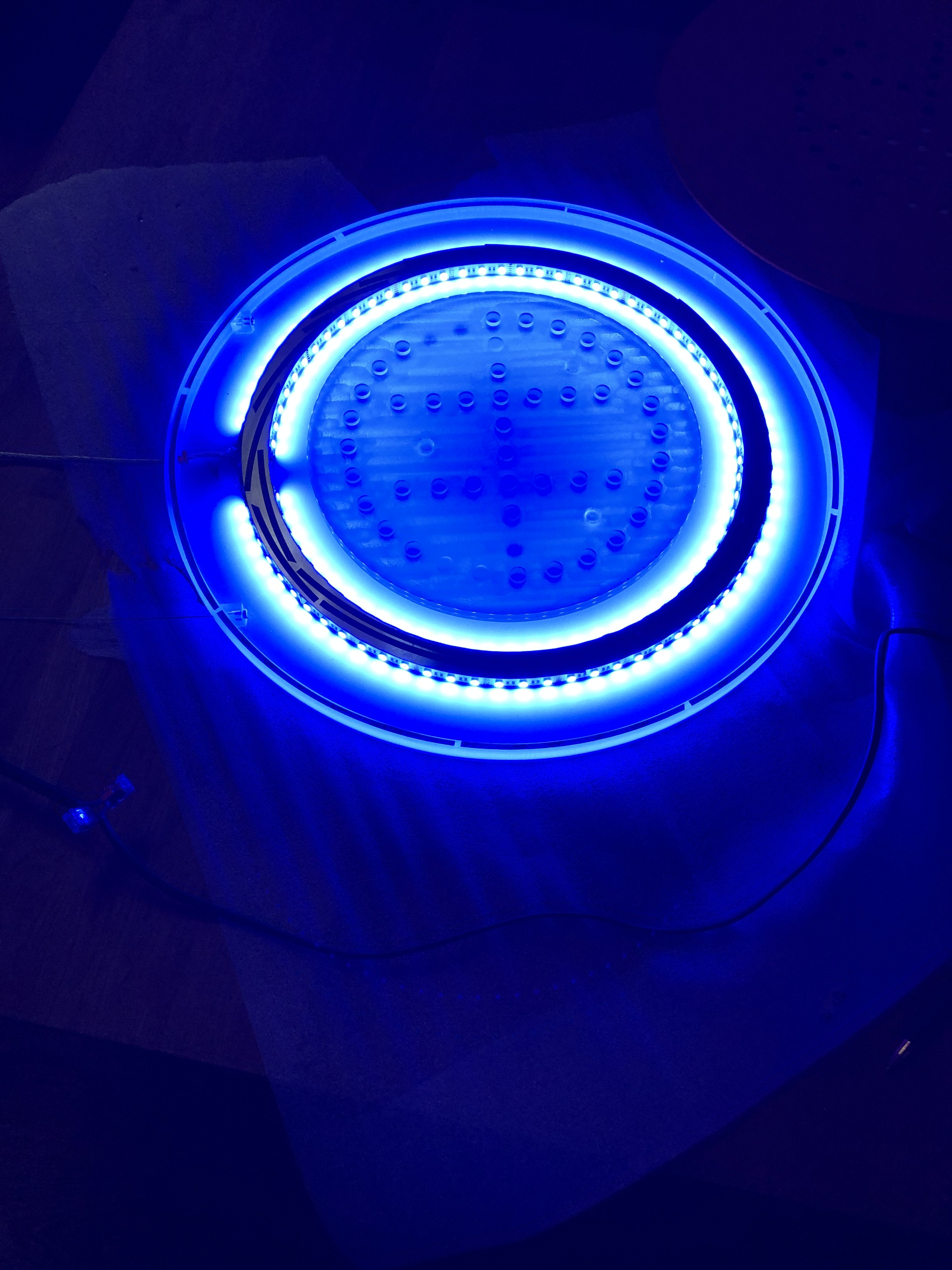 LED in blau